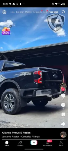 Vendo lanterna traseira da ranger Reptor, nova na caixa!