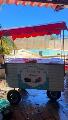 Carrinho para vender lanches
