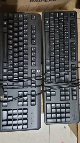 LOTE DE TECLADOS + MOUSES - GRANDE QUANTIDADE ?  ? Lote ideal para revenda, empresas ou 