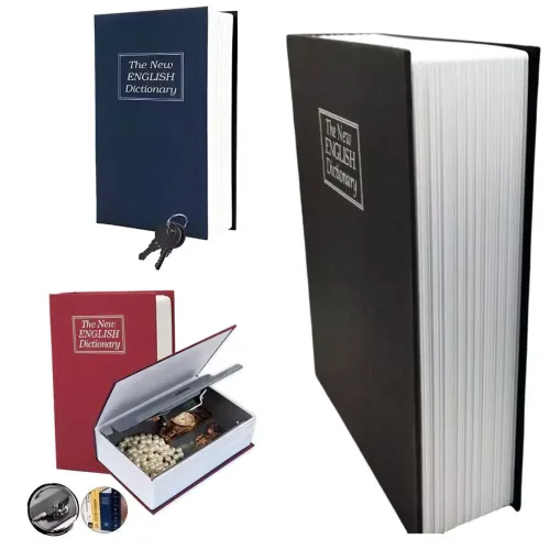 Cofre em Formato de Livro Coliseu - Ideal para Guardar Dinheiro e jóias