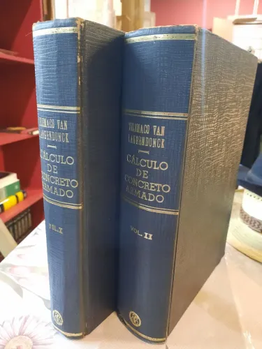 2 Livros Técnicos Cálculo de Concreto Armado vol 1 e 2 de 1959 **leia a descrição**