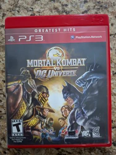 Lote Mortal Kombat vs DC Universe PS3 CDs em Perfeitas Condições