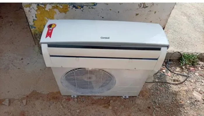 Ar condicionado de 12 mil btus serpentina de cobre e gás recolhido
