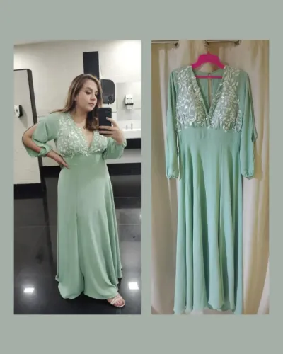 Longo Verde Menta da Shein GG