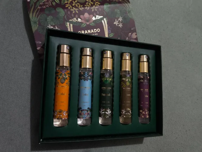 Kit coleção perfumes granado vintage