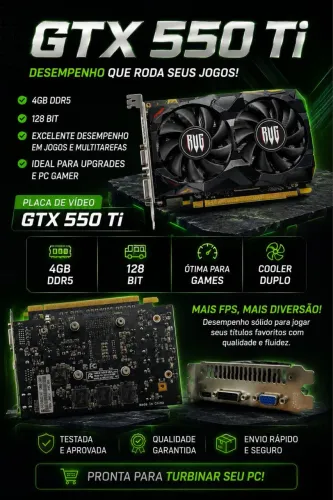 Vendo RX550 TI 4GB RAM