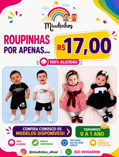 Roupa de bebê menino
