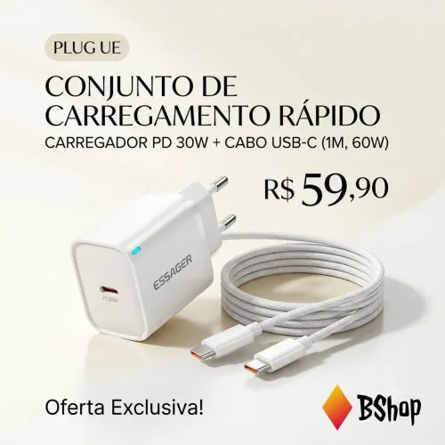 Carregador Essager 30w