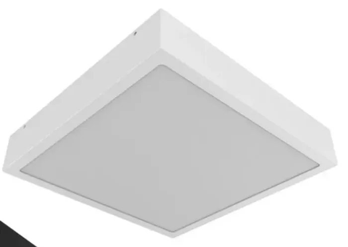 Kit 3 Plafons Brancos Vidros Jateados 20 x 20 para lâmpada E27 - Rio das Ostras