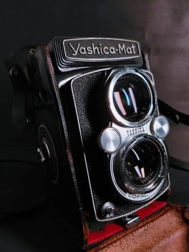 Yashica Mat Copal MXV obturador funcionando