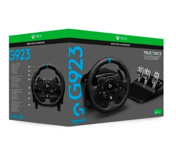 VOLANTE LOGITECH G923 TRUE FORCE XBOX ONE XBOX SERIES PC NEGRO