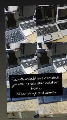 Estamos vendendo 3 notebooks