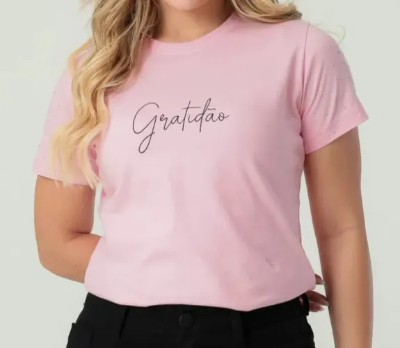 T-shirt algodão P