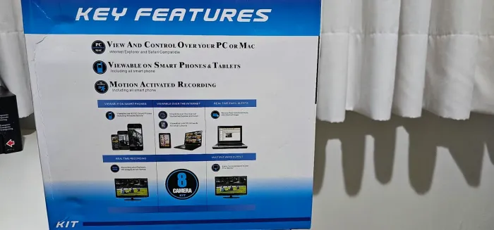 Kit Monitoramento Tucano 8 câmeras + DVR
