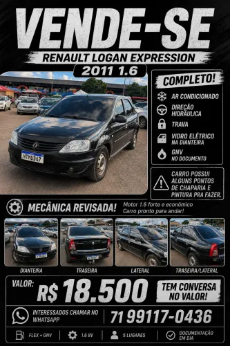 Renault Logan Expression Hi-flex 1.6 8V 4P 2011