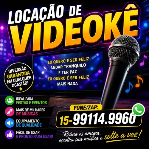 Locação de Videokê / Karaoke
