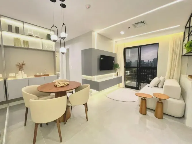 GG - Mood Aurora/ 2 Quartos/ 47m²/ Garden/ Lazer Completo/ Porcelanato/ Santo Amaro, Recif