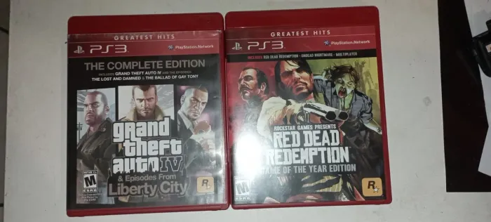 GTA 4 & Red Dead Redemption (Playstation 3)