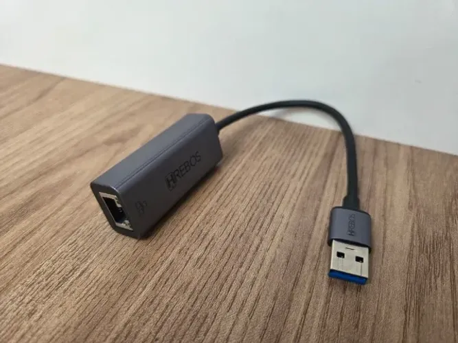 Adaptador de Rede USB 3.0 para RJ45 Gigabit 1000 Mbps Notebook Computador PC Portátil Ethe
