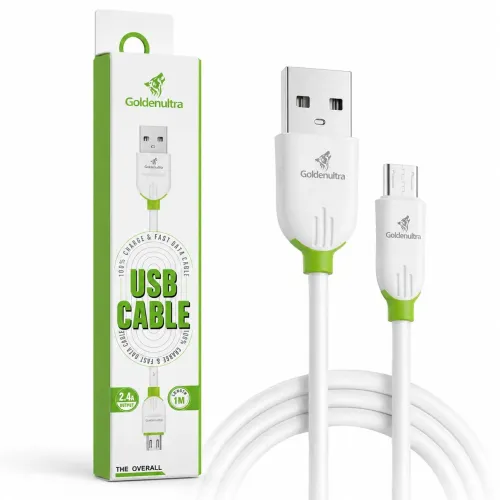 Cabo USB Micro V8 2.4A 1M Goldenultra GT-2071