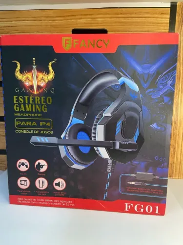 Fone de ouvido Headset Gamer Profissional para Ps4 FANCY FG01 an4