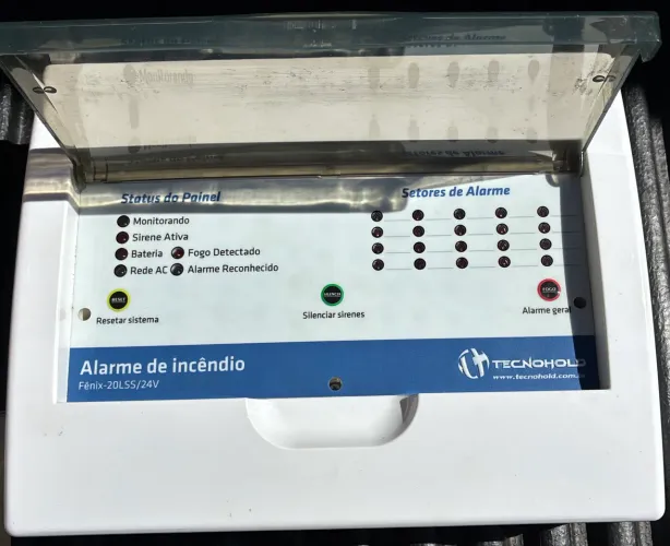 Central de alarme de incêndio endereçável Tecnohold