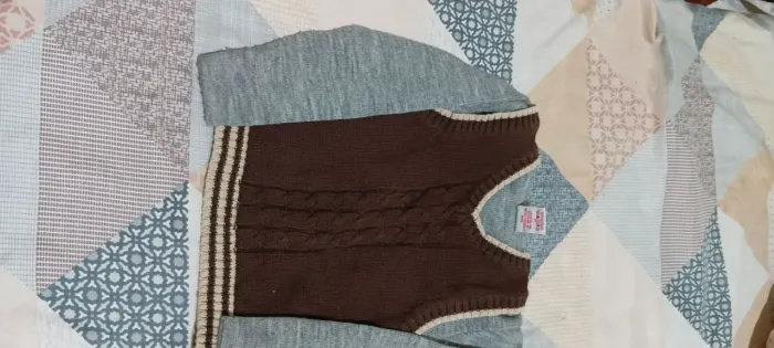Colete menino é blusa de la tamanho 3