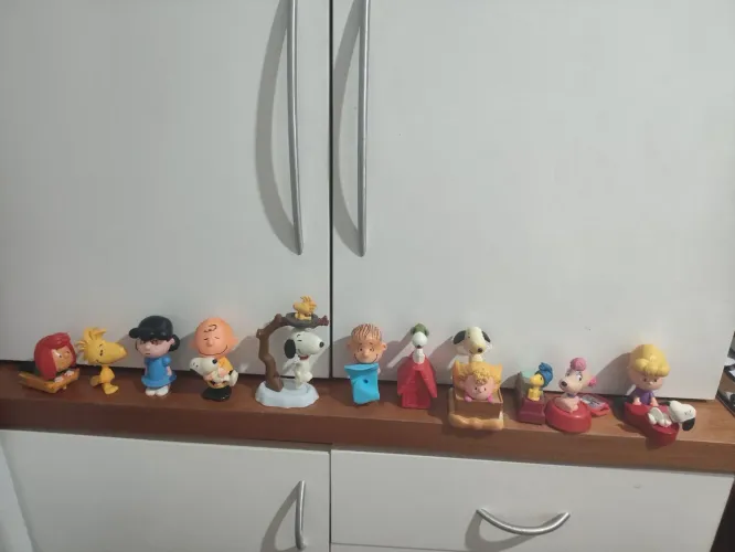 Coleção miniaturas bonecos Snoopy MC Donald's