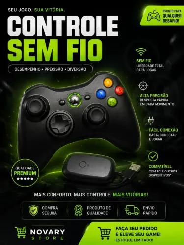 Controle Xbox 360