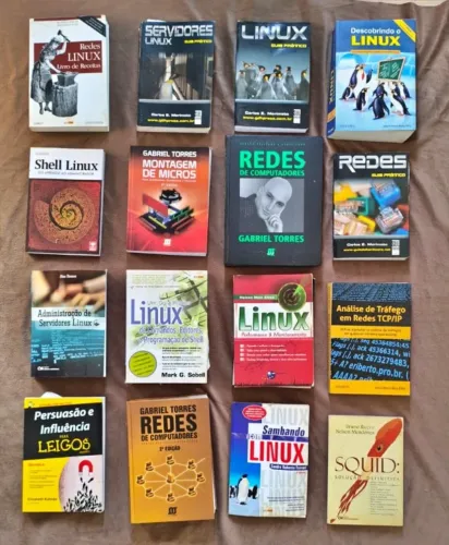 16 Livros Técnicos de T.I por R$500,00
