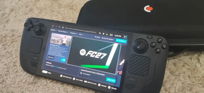 Steam deck oled, troco em PS5 slin