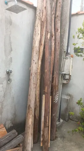 Pontalete de eucalipto 15 reais cada 