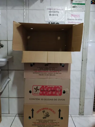 CAIXAS de PAPELAO USADAS...