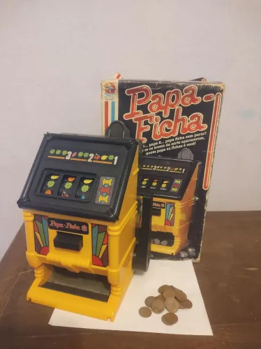 Brinquedo Antigo Papa Ficha Estrela