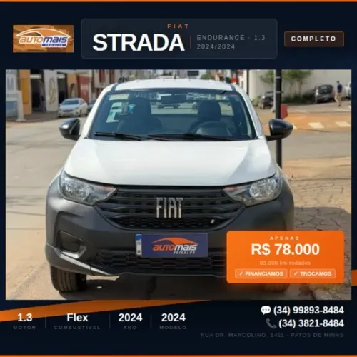 Fiat Strada Endurance 1.3 Flex 8V CS 2024