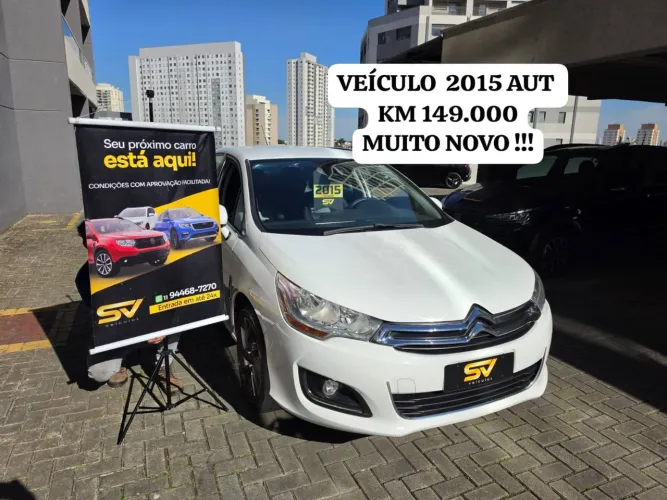 Citroen C4 Lounge Tendance 1.6 Turbo 4P AUT 2015