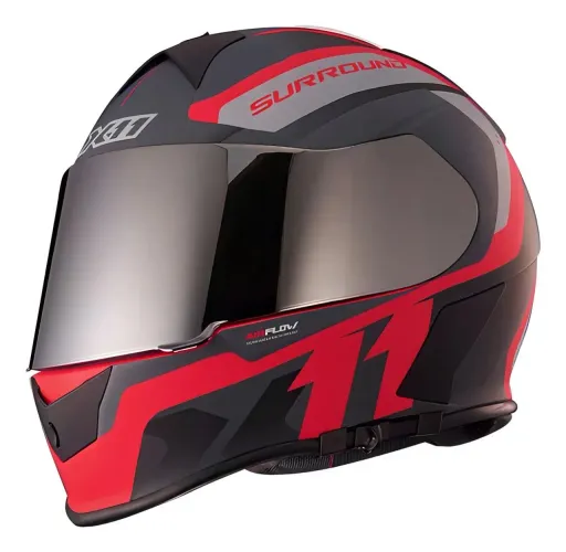 vendo Capacete X11 Revo Sv Surrond Preto Vermelho