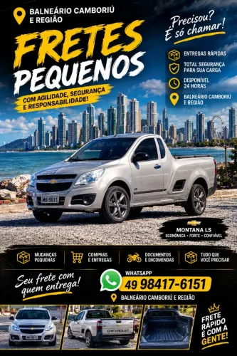 Fretes Pequenos balneário camboriú e região