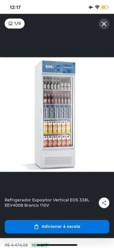 Vendo Refrigerador Expositor Vertical 368 Litros Eco Gelo Branco