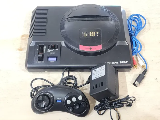 Mega Drive 1 com Cabo AV