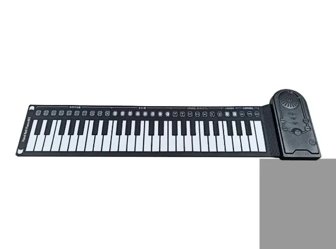 Teclado Piano Musical Flexível Roll Up