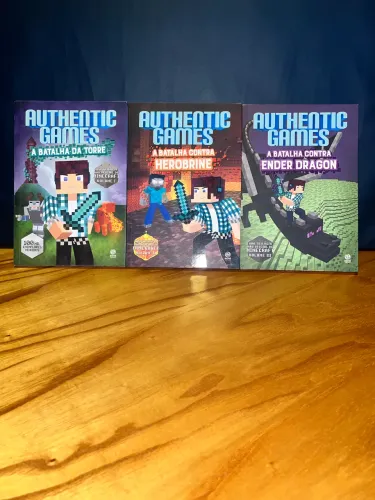 Authentic Games trilogia de livros 