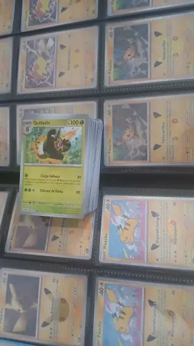 50 Cartas Pokémon (Garantia 1 Pikachu 30 anos + Carta RF = brilhante)