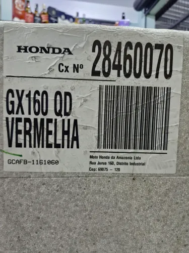 Motor Estacionário GX 160 QD 5,5 HP