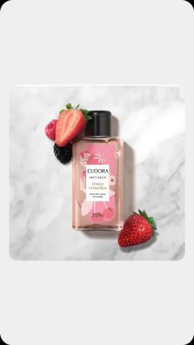 Sabonete Líquido Perfumado Eudora Instance Frutas Vermelhas - 75 ml