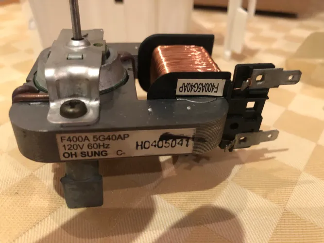 Motor Ventilador para Micro Ondas Panasonic cod Nn-S42BH - 127 volts/60Hz usado semi novo
