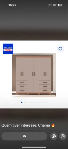 Guarda roupa NOVO