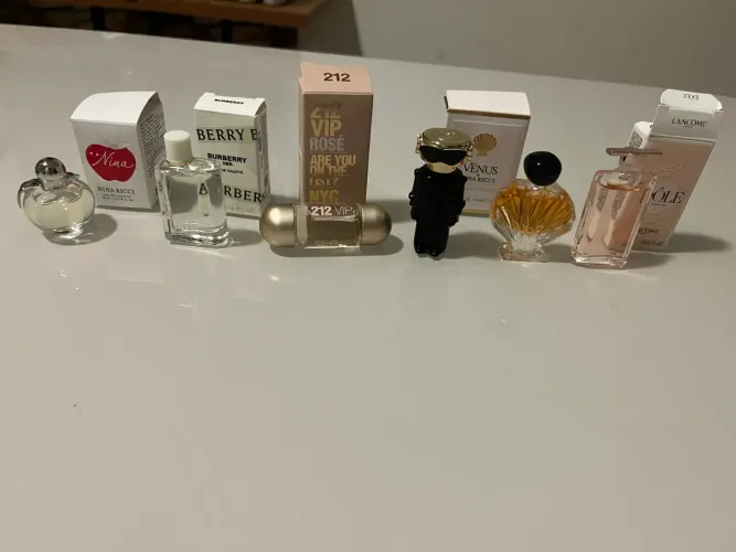 Miniaturas 5,0 ml de perfumes de luxo escolha a sua 