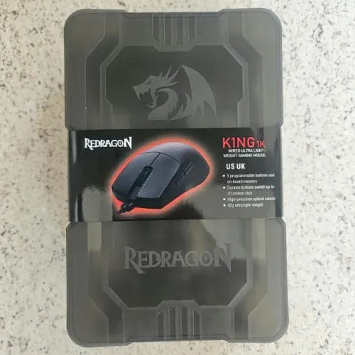 Mouse Gamer Redragon K1ng 1K Preto