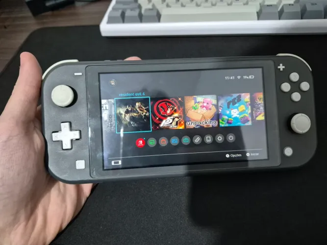 Nintendo switch lite desbloqueado 128gb - Leia a descrição 